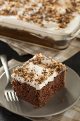 Homemade Toffee and Chocolate Cake