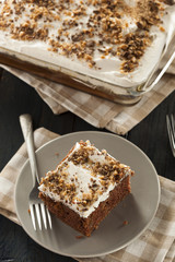 Homemade Toffee and Chocolate Cake