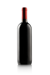 Red wine bottle