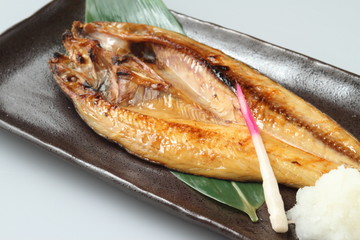 これは旨い　アジの塩焼き