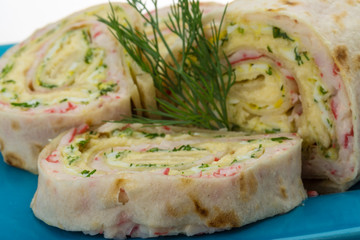 Crab meat roll