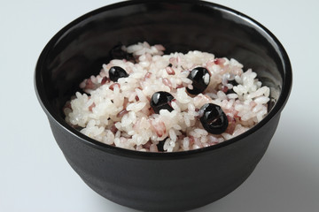 健康米の黒豆ごはん