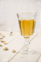 glass of white wine