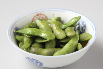 ビールのお供　枝豆