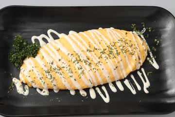 ふわっとチーズオムレツ