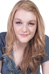 Naklejka premium Close up of a Beautiful Girl