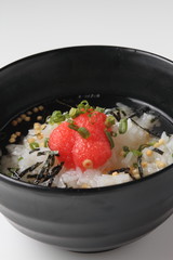 明太子のお茶漬け