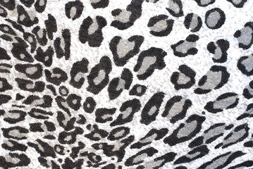 leopard prints on fine silk