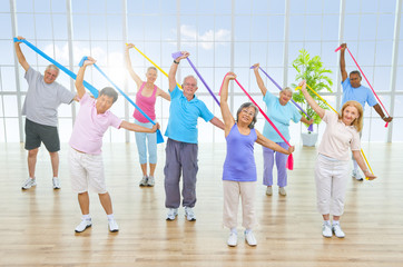 Fototapeta premium Group of Healthy People in the Fitness