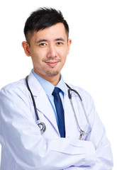 Fototapeta premium Young asian doctor