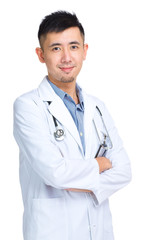 Asian young male doctor