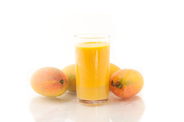Mango juice and mago fruit
