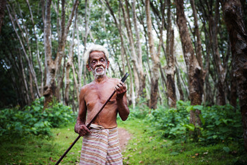 Rubber Plantation Worker