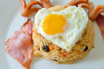 Thai food, American fried rice