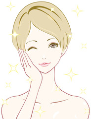 美容　キラキラ