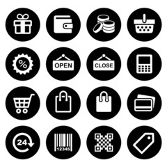 Shopping Icons set