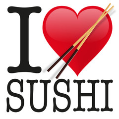 Plakaty  Uwielbiam sushi