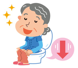 排便　快便　高齢者　女性
