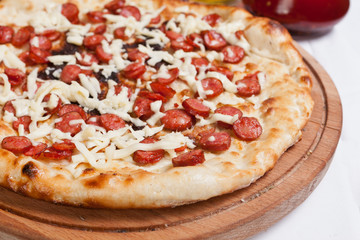 Sausage and chees Pizza
