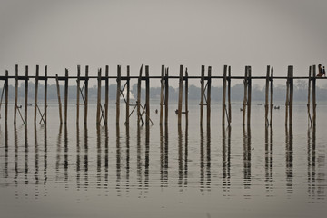 pont d'U Bein, Myanmar