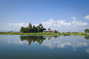 Obraz premium inle lake, myanmar