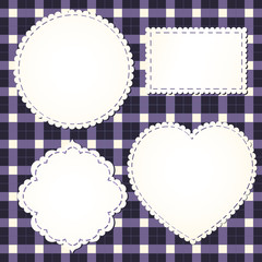 Set of textile labels