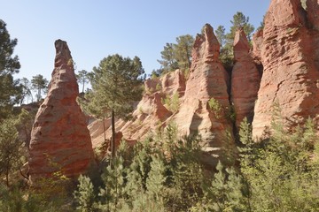 Ochre - Roussillon, Provence, France