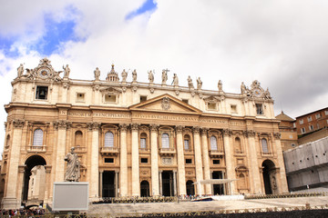 View on the Basilica of St. Peter, Vatican