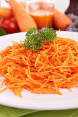 grated carrot