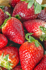 Strawberries background