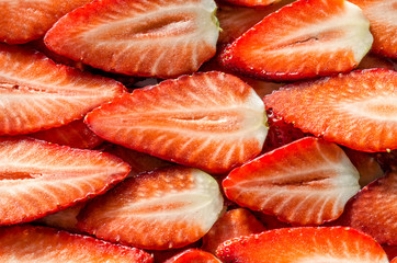 Strawberries background