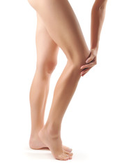 Acute pain in a woman knee
