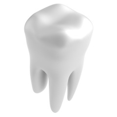 realistic 3d render of tooth