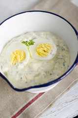 Eiersauce mit Mayonnaise