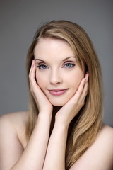 Naklejka premium beauty headshot