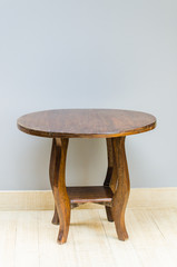 Wood chair table