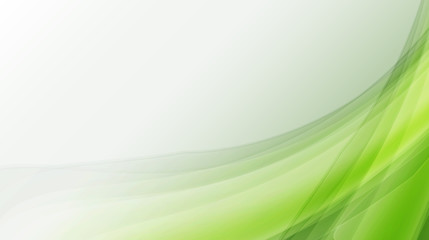 green eco waves lines abstract  background vector illustration