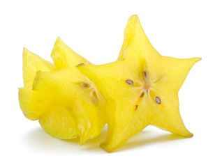 Fototapeta premium Carambola - starfruit isolated on white background