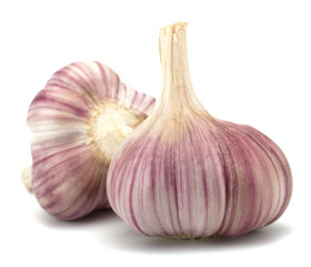 Garlic bulb isolated on white background