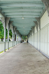 Old walk way in Bang Pa-In palace , Thailand