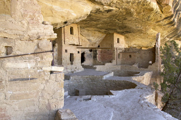 Balcony House Dwelling at Mesa Verde National Park