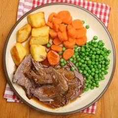 Roast Lamb Sunday Dinner