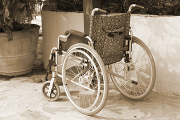 Fototapeta na wymiar Wheelchair