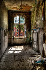 Fototapeta premium Renovierung Ruine