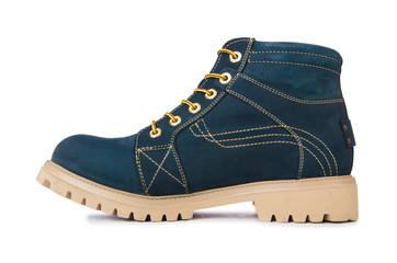 Heavy duty shoes isolated on the white