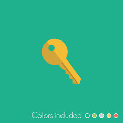 Key - FLAT UI ICON COLLECTION 