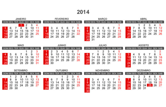Calend&aacute;rio Bolso PT 85x55mm