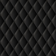 Black upholstery vector background.
