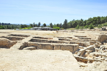 Fototapeta na wymiar Ruins in Zippori, Israel