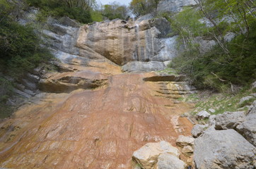 Cascade de Teppes Cochon en Chartreuse.